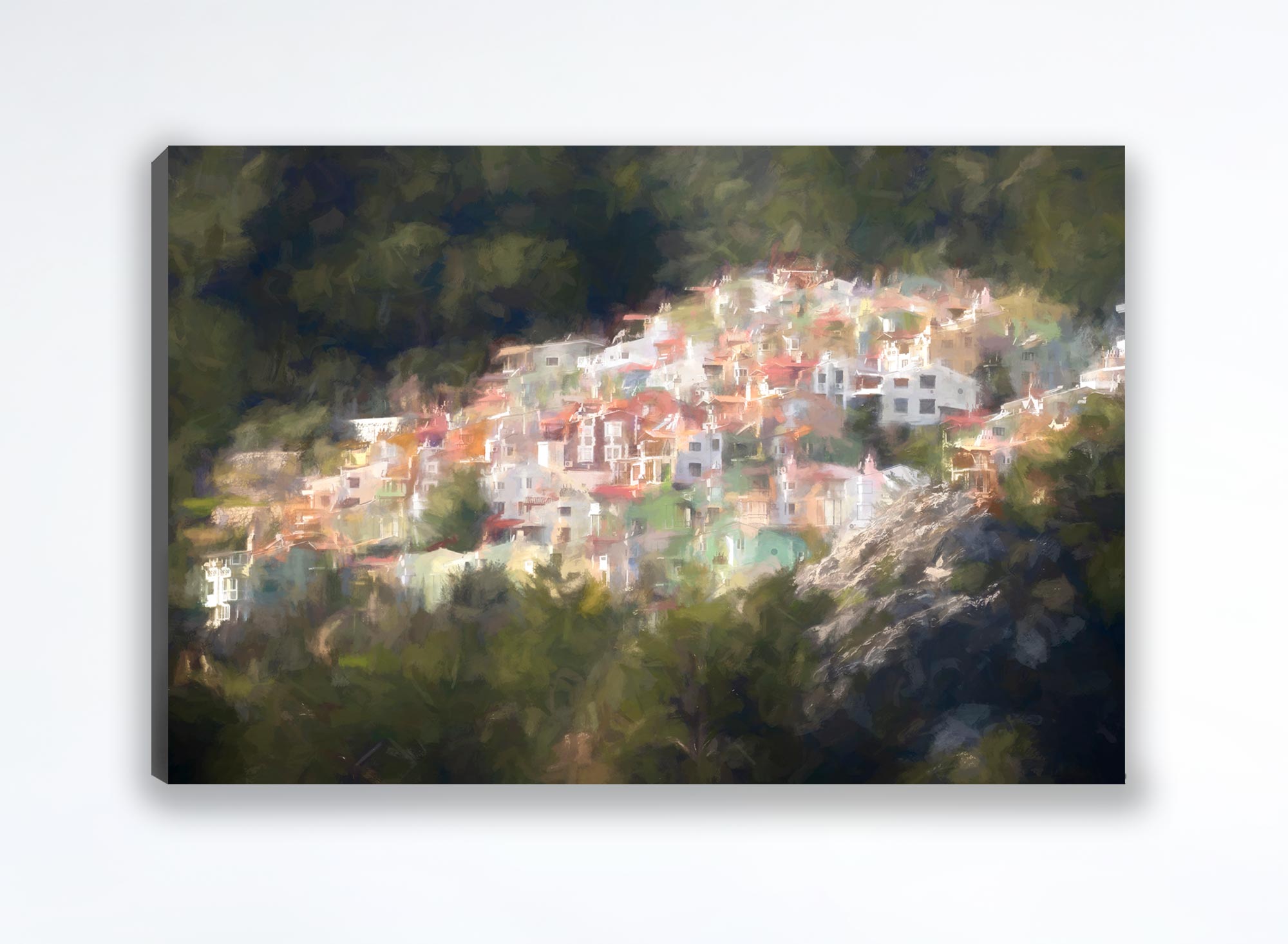 The Village Canvas Print (Frame not Included)