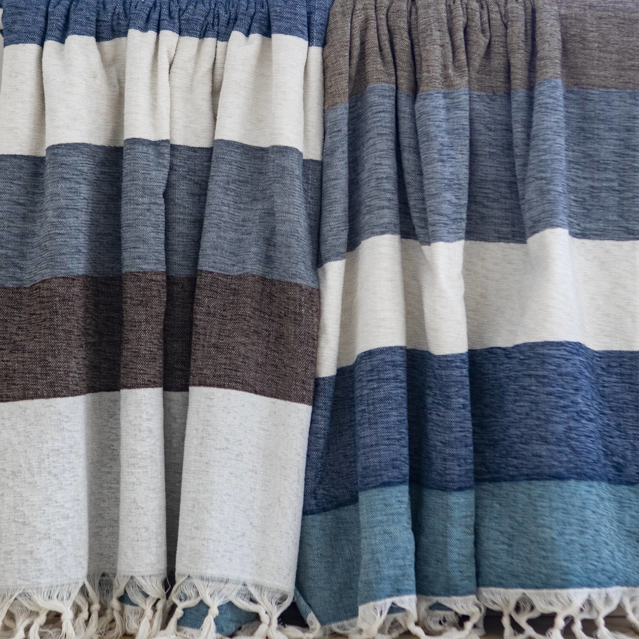 Hand-woven Blanket - Seaside - Near East Imports