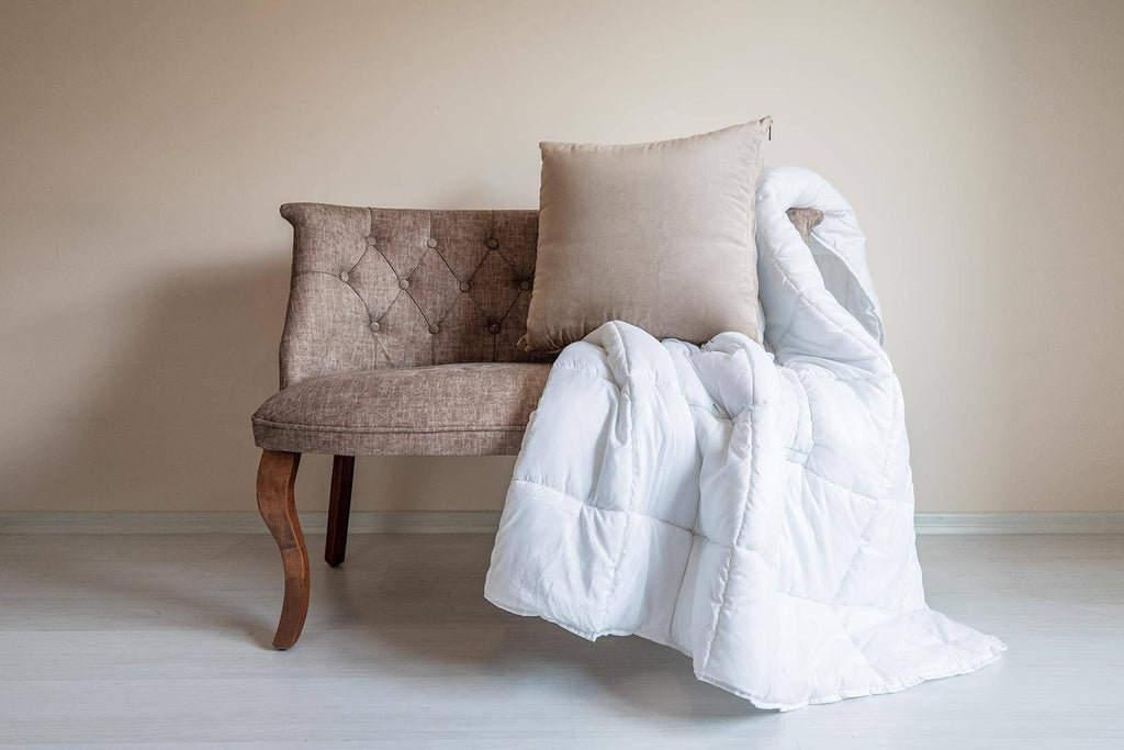Light Beige "Cushion Quilt" Pillow + Comforter 2-in-1 - Cushion Quilts