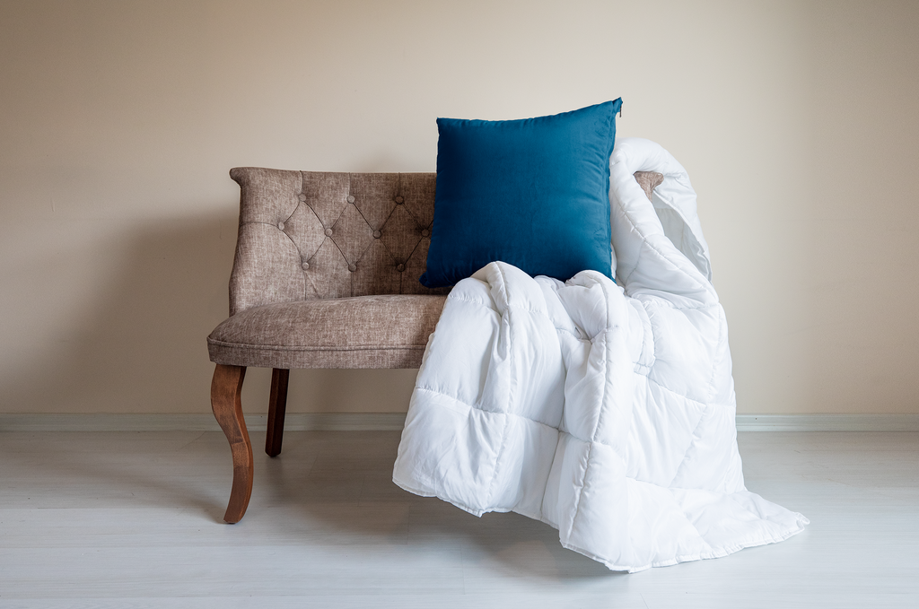 Dark Aqua "Cushion Quilt" Pillow + Comforter 2-in-1 - Cushion Quilts