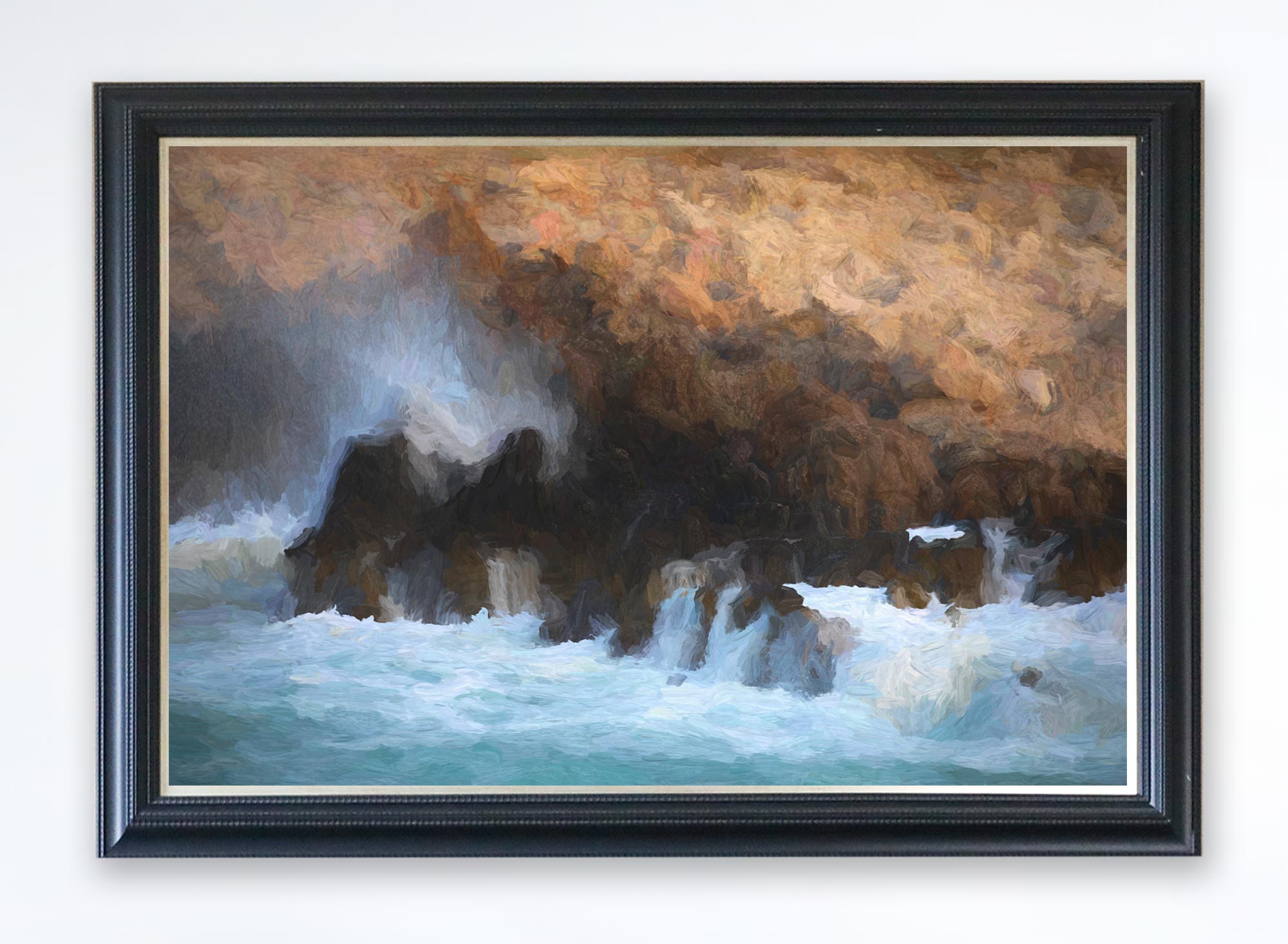 On the Rocks Canvas Print (Frame not Included)