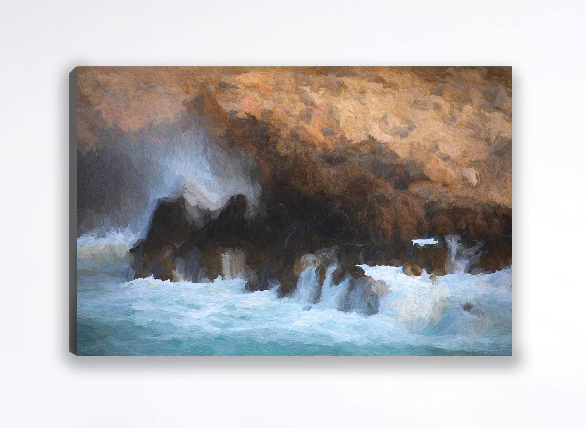 On the Rocks Canvas Print (Frame not Included)