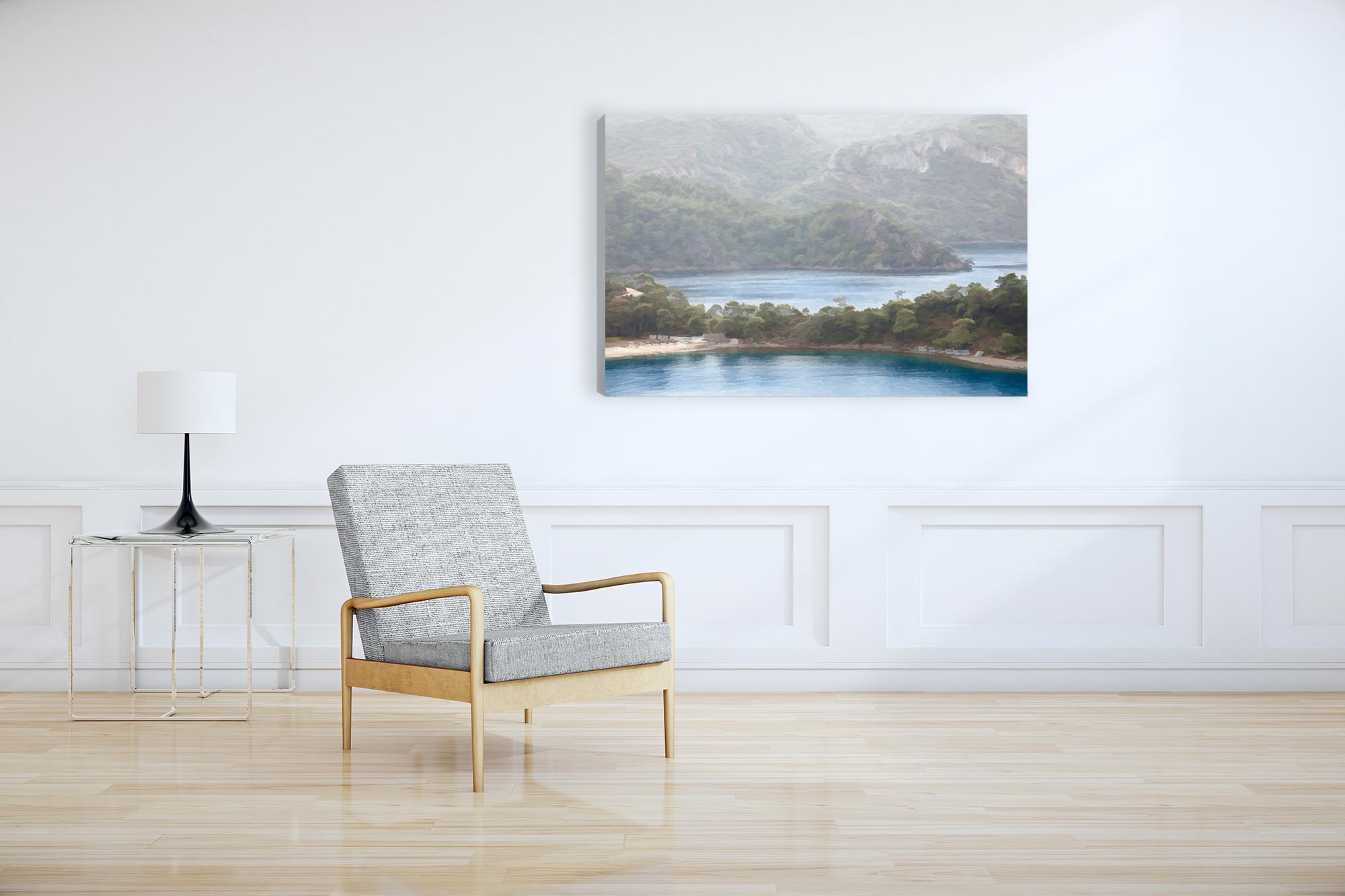 Plaj Canvas Print (Frame not Included)