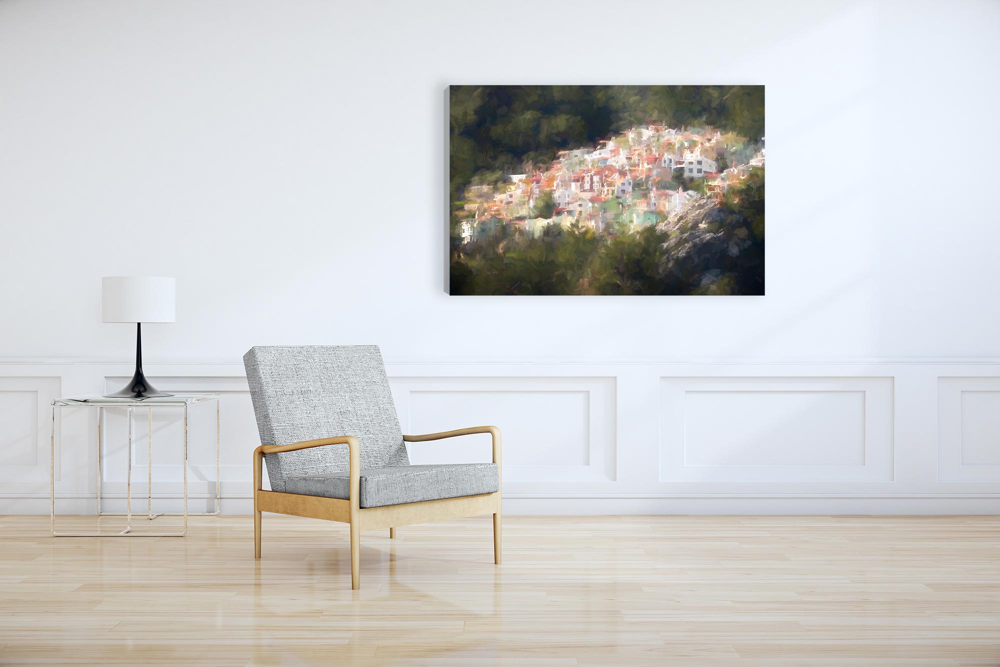 The Village Canvas Print (Frame not Included)