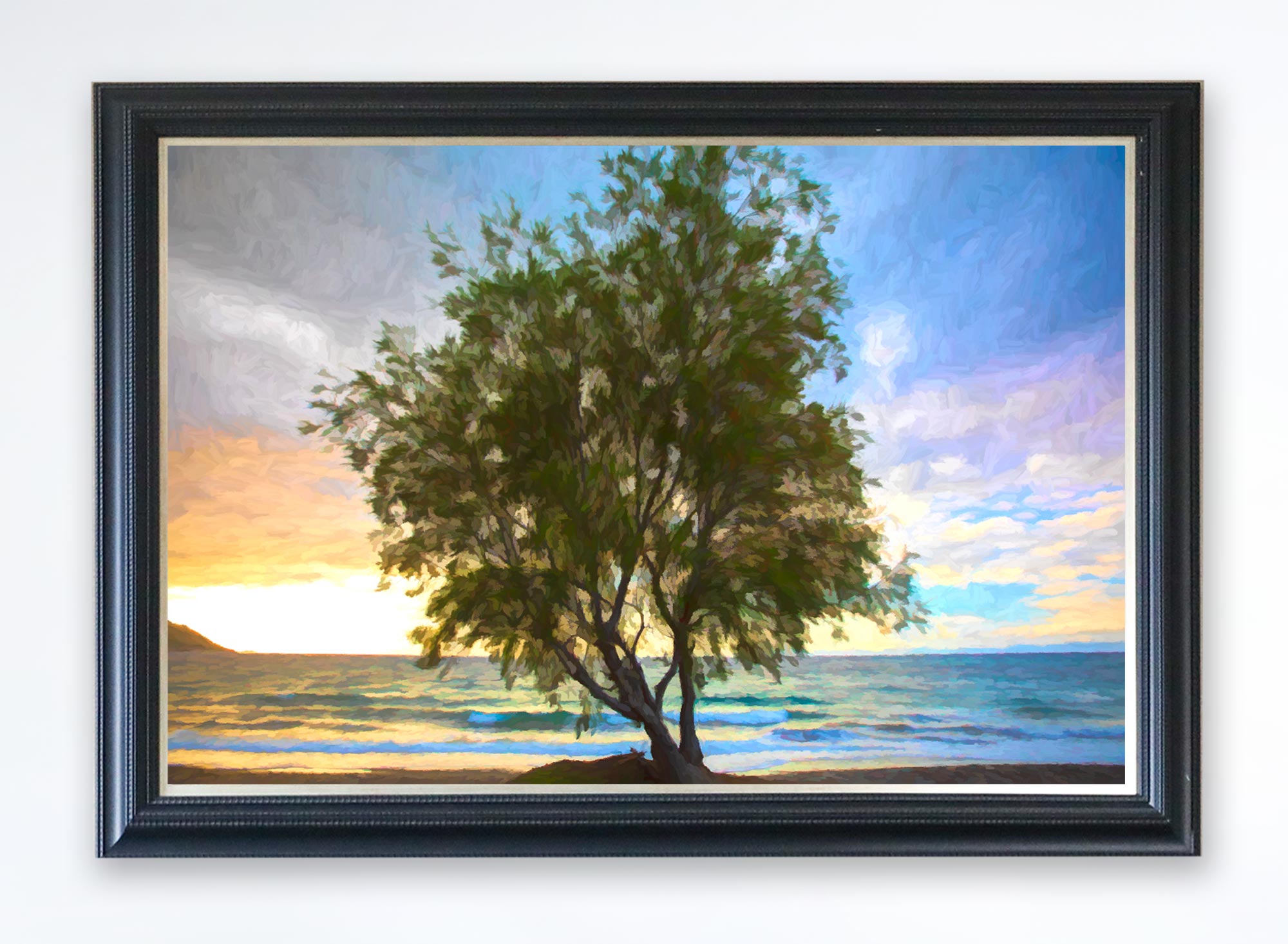 Willow by the Sea Canvas Print (Frame not Included)