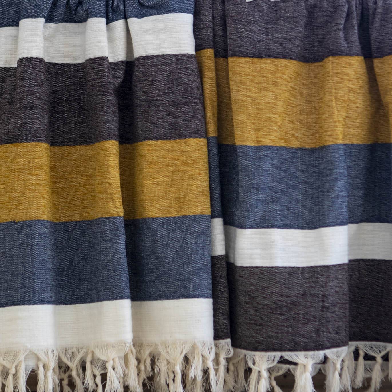 Hand-Woven Blanket - Autumn at the Lake - Near East Imports