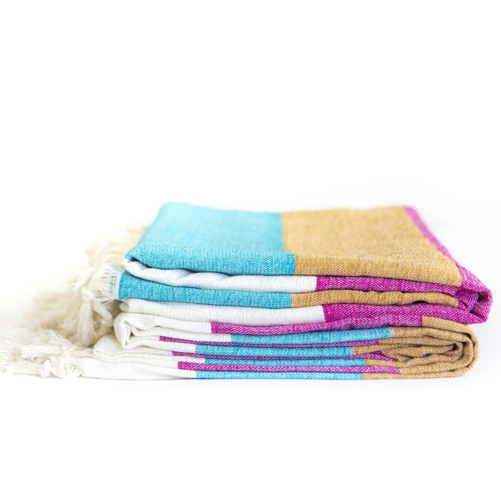 Hand-Woven Blanket - Beach Blanket - Near East Imports