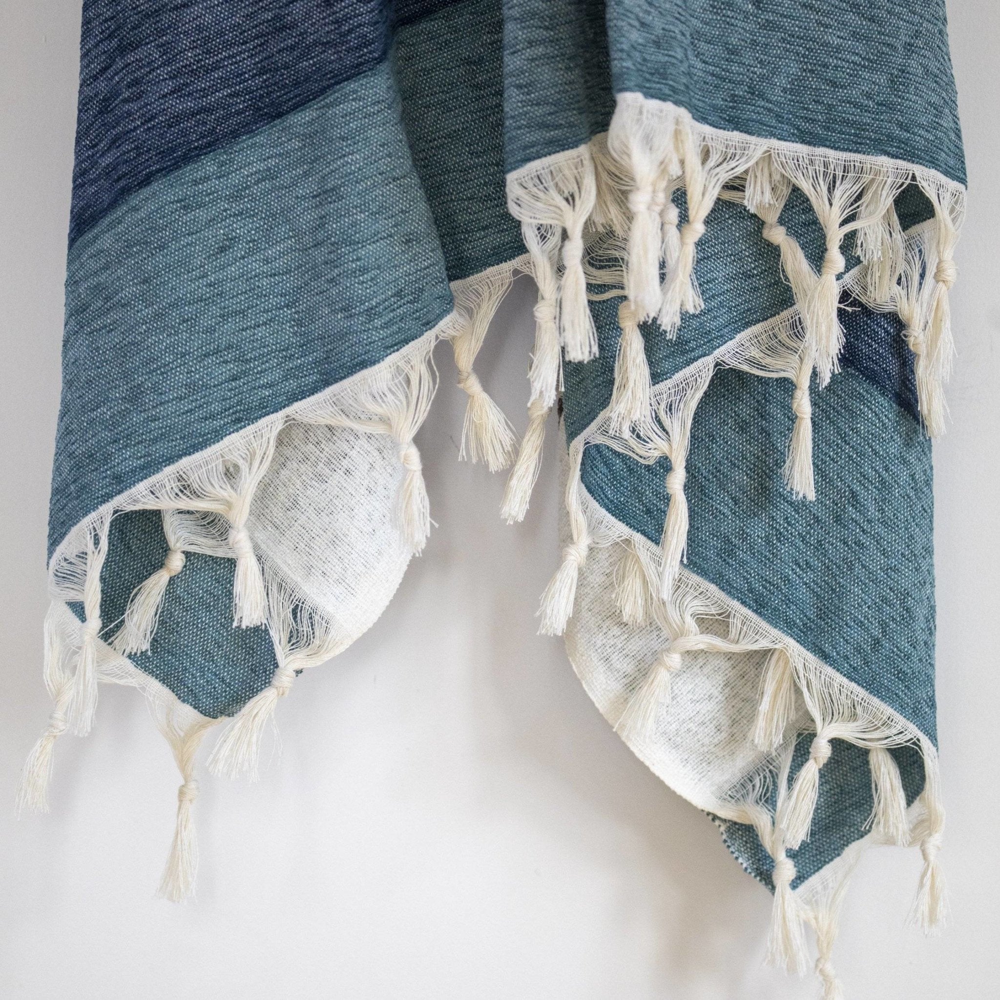 Hand-woven Blanket - Seaside - Near East Imports