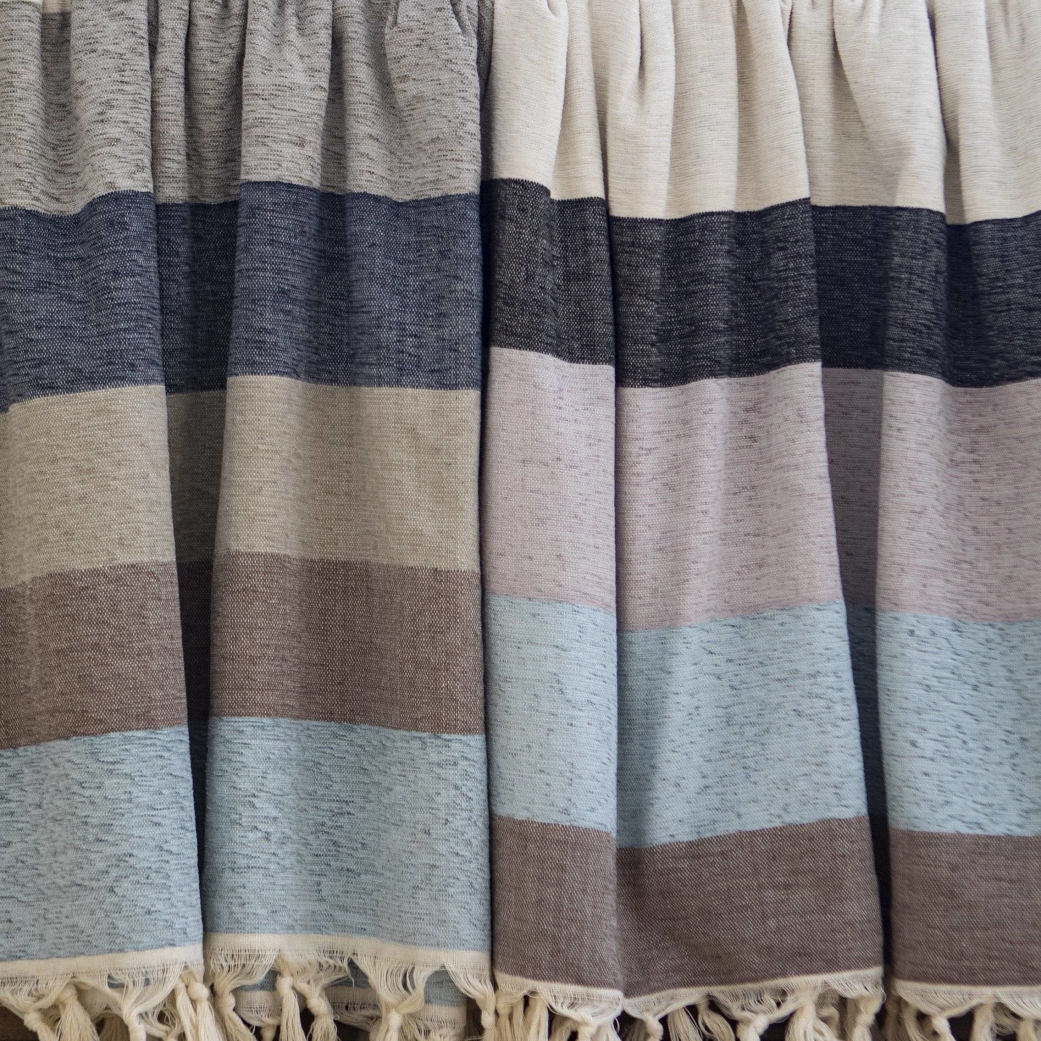 Hand-Woven Blanket - Stormy Seas - Near East Imports
