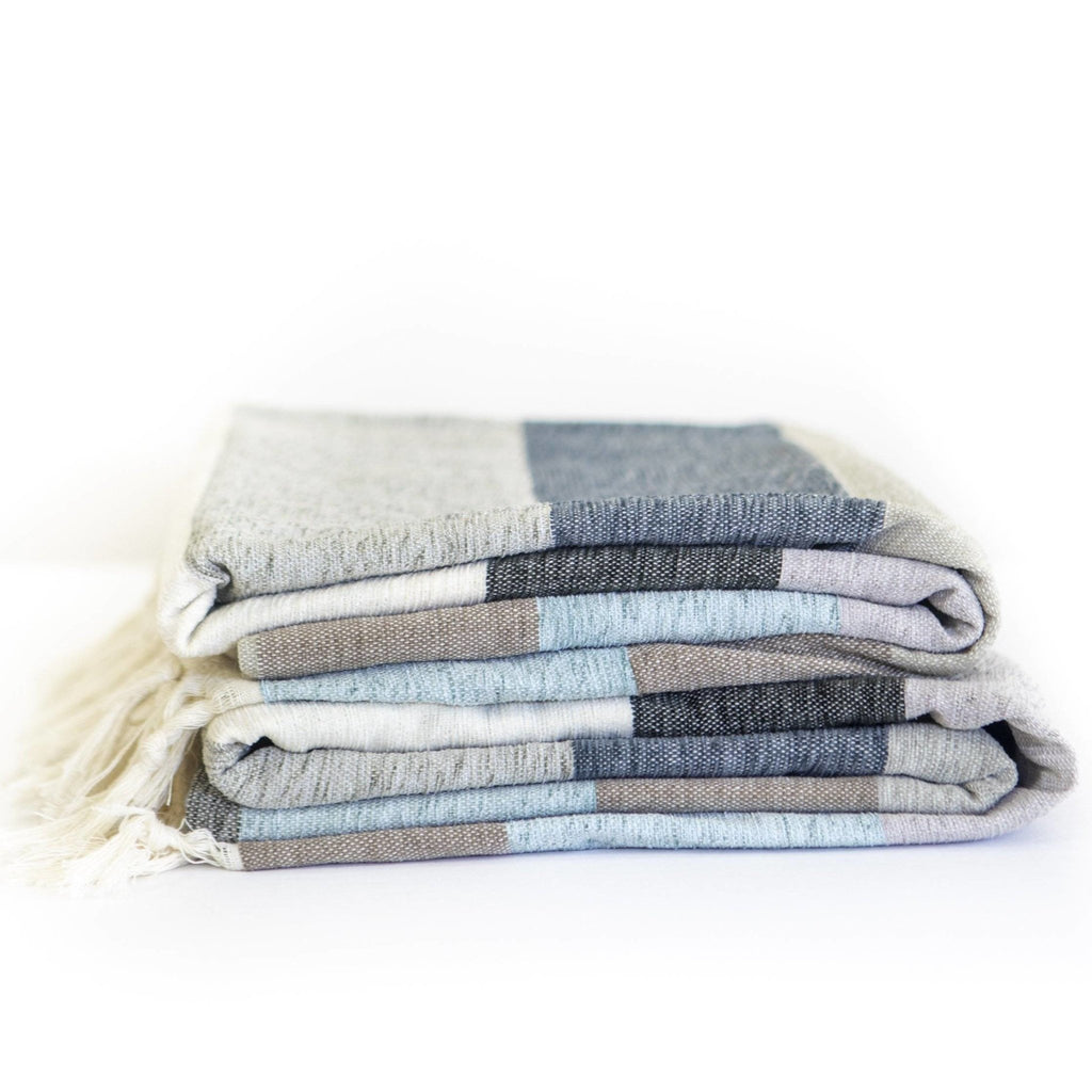Hand-Woven Blanket - Stormy Seas - Near East Imports