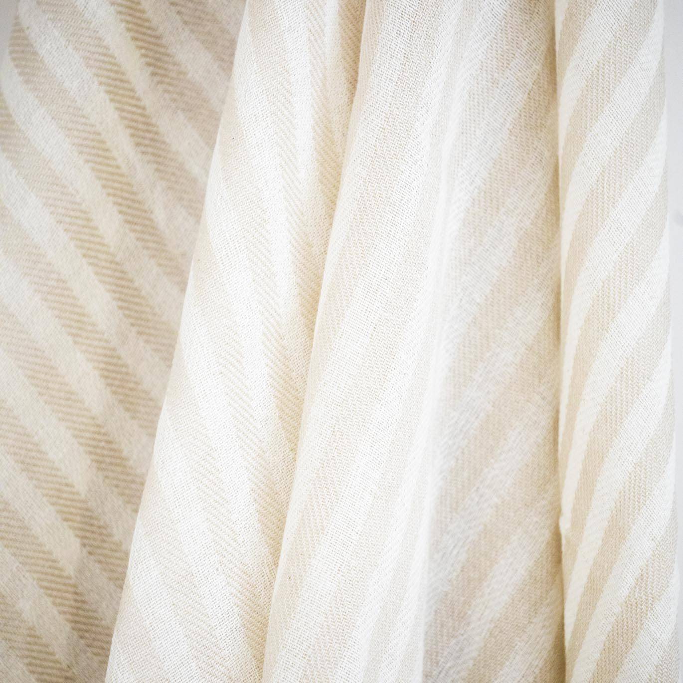 Pashtemal - Striped in Tan - Near East Imports