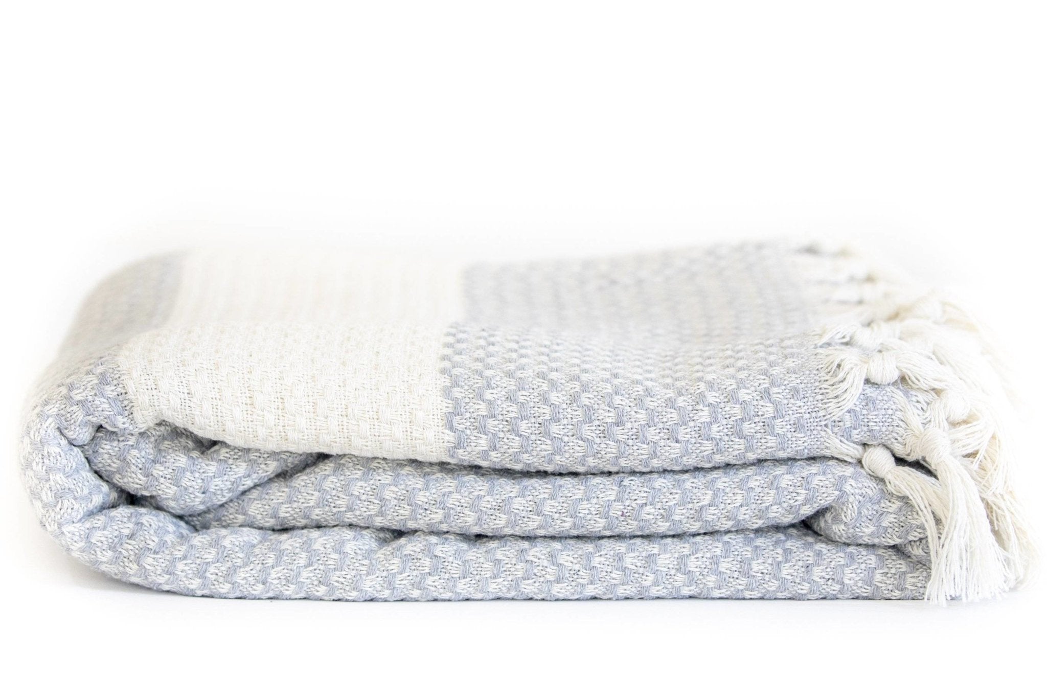 The Comfort Weave Blanket in Gray - Near East Imports